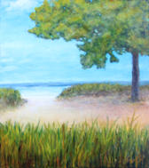 Czeslaw Gorski - Landschaft - Ueckermuende Hundestrand 2 - Ölgemälde